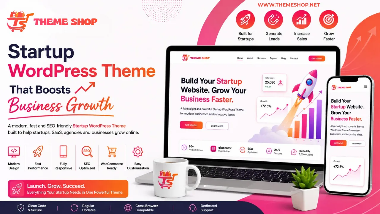 Startup WordPress Theme That Boosts Business Growth