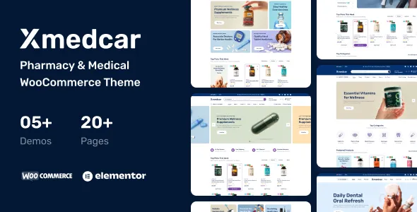 Xmedcar – Pharmacy & Medical WooCommerce WordPress Theme