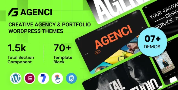 Agenci – Creative Agency Portfolio WordPress Theme