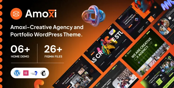 Amoxi - Creative Agency and Portfolio WordPress Theme