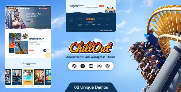Chillout - Fun Games, Theme Park WordPress Theme