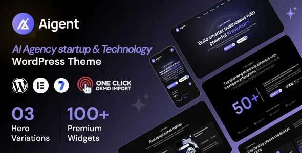 Aigent - AI Agency WordPress Theme