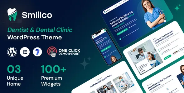 Smilico - Dentist & Dental Clinic WordPress Theme