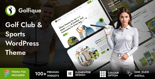 Golfique – Golf Club & Sports WordPress Theme
