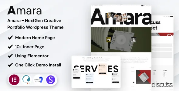 Amara - NextGen Creative Portfolio WordPress Theme