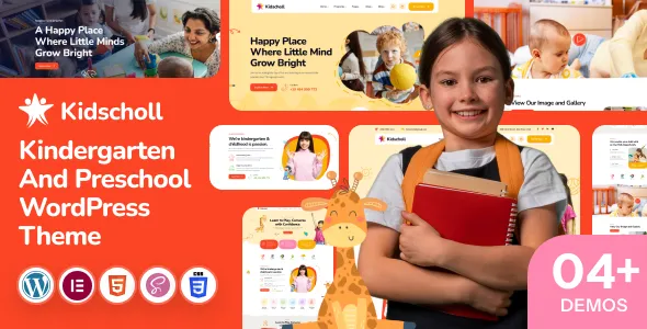 Kidscholl – Kindergarten & Preschool WordPress Theme