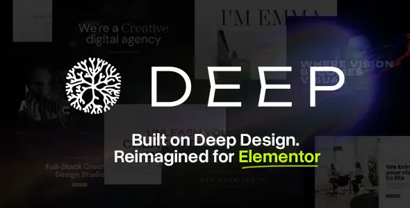 Deep – Elementor Creative Agency & Portfolio WordPress Theme