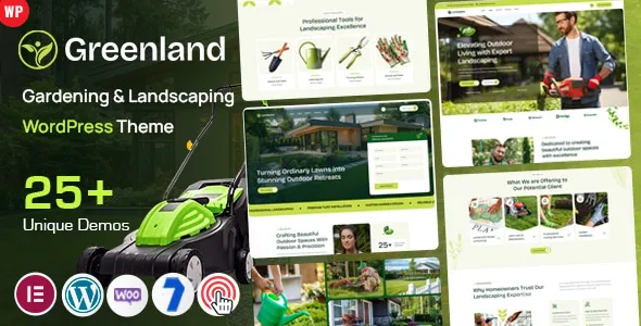 Greenland - Gardening Landscaping WordPress Theme