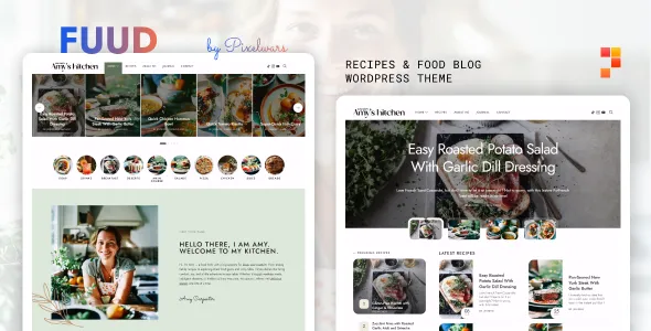 Fuud - Food Blog & Recipes WordPress Theme
