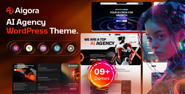 Aigora - AI Agency WordPress Theme