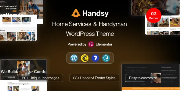 Handsy - Handyman Renovation Services WordPress Theme