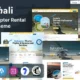 Flyhali – Private Helicopter Rental WordPress Theme