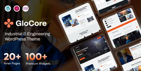 GloCore – Industrial & Engineering Services WordPress Theme