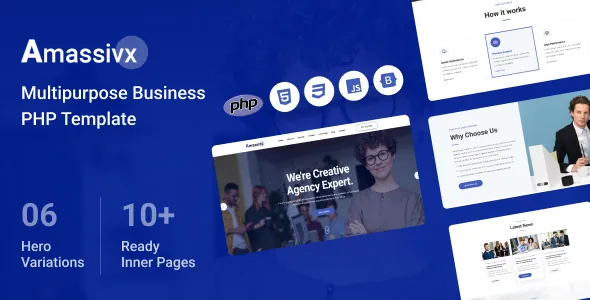 Amassivx - Multipurpose Business PHP Template
