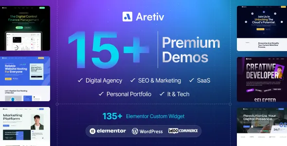 Aretiv - Creative Digital Agency WordPress Theme