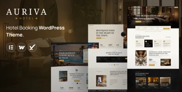 Auriva - Hotel Booking WordPress Theme