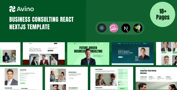 Avino - Business Consulting React NextJs Template
