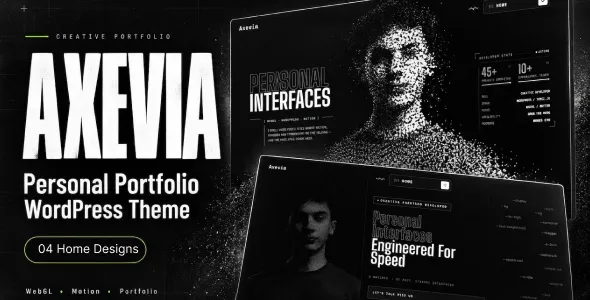 Axevia – Personal Portfolio WordPress Theme