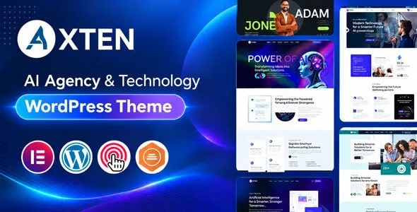 Axten – AI Agency & Technology WordPress Theme