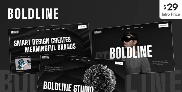 Boldline - Creative Portfolio WordPress Theme