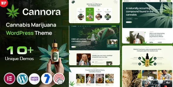 Cannora - Cannabis Marijuana WordPress