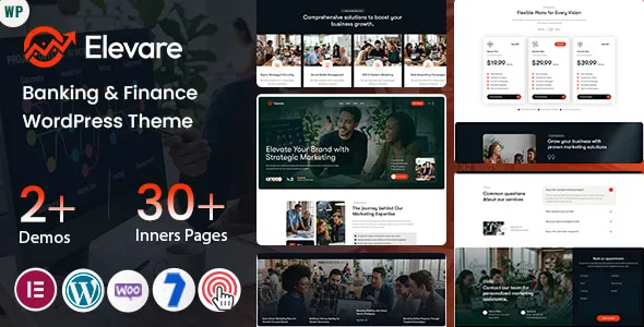 Elevare - Banking & Finance WordPress Theme