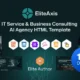 Eliteaxis – IT Service & Business Consulting AI Agency HTML Template