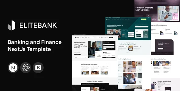 Elitebank - Banking and Finance React Next Js Template