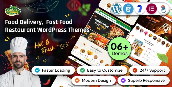 Foodis - Restaurant & Fast Food WordPress Theme