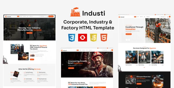 Industi – Industry & Factory HTML Template