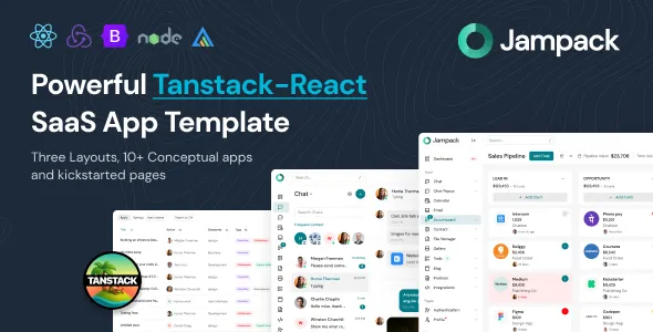 Jampack - Powerful TanStack-React SaaS App Template