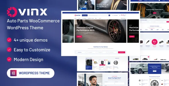 Ovinx - Auto Parts WooCommerce Theme