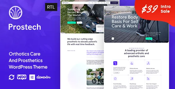 Prostech – Orthotics Care And Prosthetics WordPress Theme