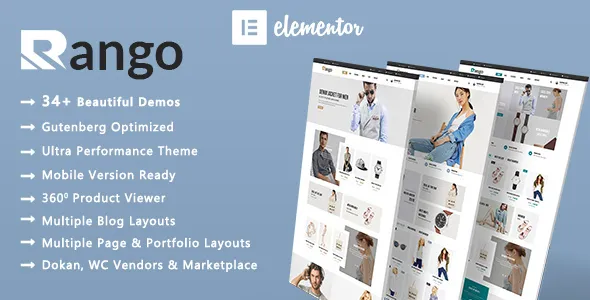 Rango Elegant Fashion WooCommerce WordPress Theme