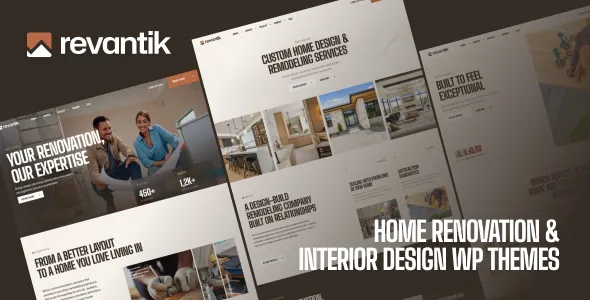 Revantik - Home Renovation & Interior Design WordPress Themes