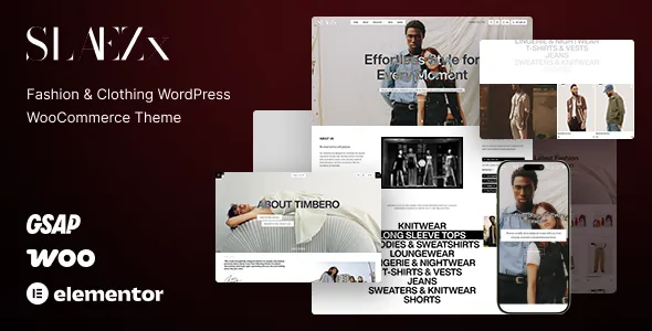 Slaezx - Fashion & Clothing Shop WooCommerce WordPress Theme with GSAP Animations