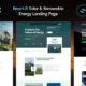 Solurax – ReactJS Renewable & Solar Energy Landing Page Template
