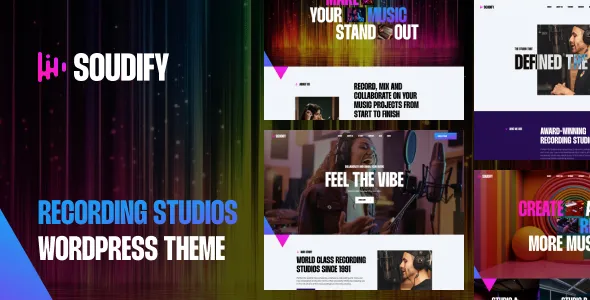 Soudify - Recording Studios WordPress Theme