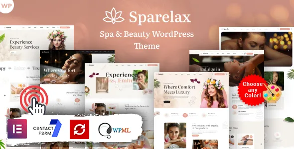 Sparelax - Spa Salon WordPress