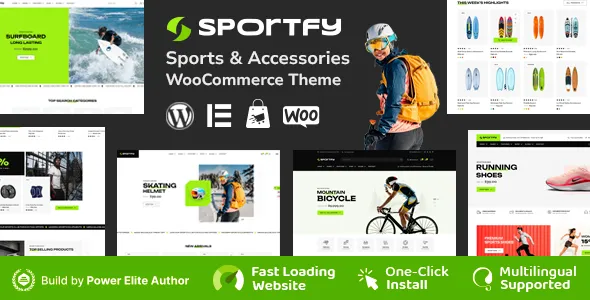 Sportfy - Sports Store WooCommerce WordPress Theme
