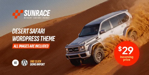 Sunrace - Desert Safari WordPress Theme