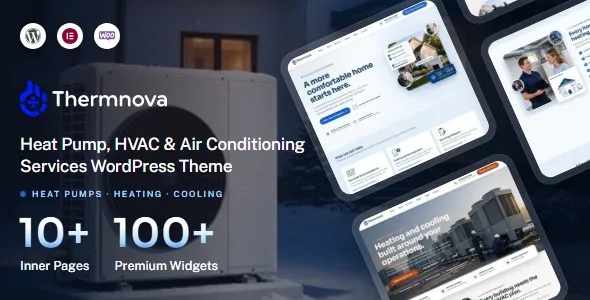 Thermnova – Heat Pump, HVAC & Air Conditioning Services WordPress Theme