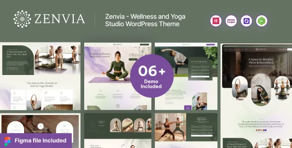 Zenvia - Wellness and Yoga Studio WordPress Theme